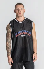 T-SHIRT CAVEADA PRETA DESPORTIVA GIANNI KAVANAGH