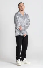 CAMISA CINZA ESTAMPADA TAG COM ANJOS GIANNI KAVANAGH - Image 4