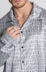 CAMISA CINZA ESTAMPADA TAG COM ANJOS GIANNI KAVANAGH - Image 5