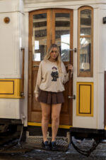 SWEATSHIRT BEIGE COM URSO APLICADO DIXIE - Image 3