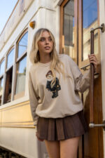 SWEATSHIRT BEIGE COM URSO APLICADO DIXIE - Image 5