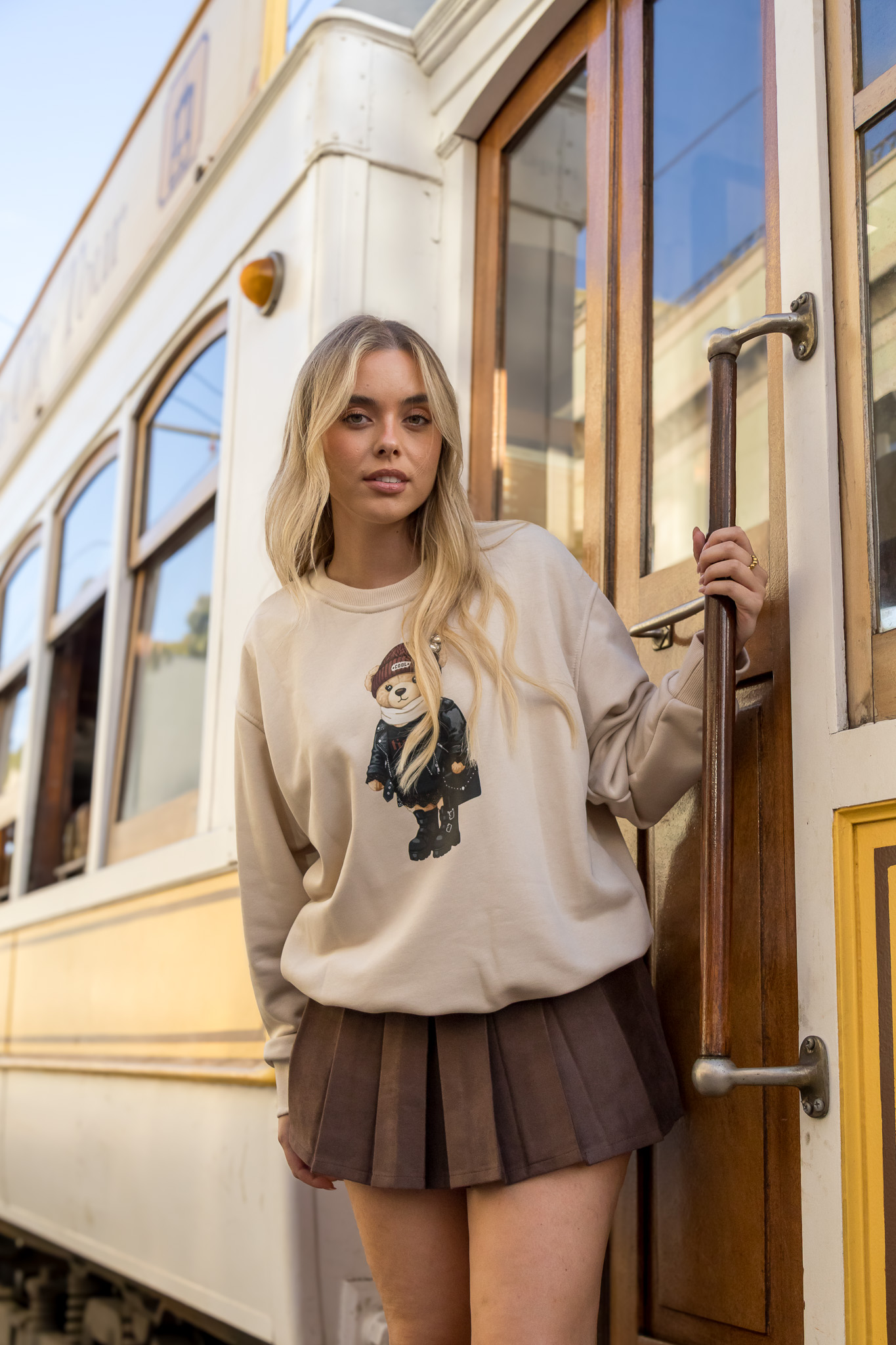 IMG_1532 SWEATSHIRT BEIGE COM URSO APLICADO DIXIE - Image 6