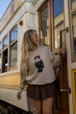 SWEATSHIRT BEIGE COM URSO APLICADO DIXIE - Image 7