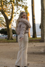 CALÇA BEGE CORTE RETO PONTO CHIC - Image 6