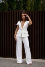 BLAZER BRANCO ESTRUTURADO SEM MANGAS RINASCIMENTO - Image 4