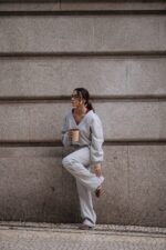 CAMISOLA CINZENTA DECOTE V SAHOCO - Image 7