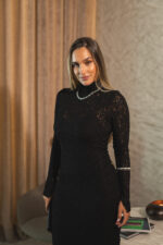 VESTIDO PRETO COMPRIDO EM RENDA MISS YOU - Image 10