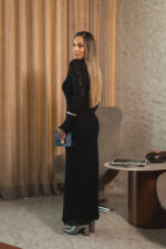 VESTIDO PRETO COMPRIDO EM RENDA MISS YOU - Image 5