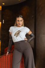 MANGUITOS CASTANHOS EM ECOPELE MISS YOU - Image 2