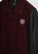 CASACO VARSITY BORDÔ COM MANGAS PRETAS ANTONY MORATO - Image 7