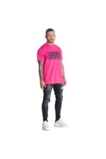 T-SHIRT ROSA OVERSIZE COM ESTAMPA CÓDIGO DE BARRAS GIANNI KAVANAGH - Image 2