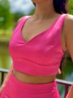 TOP ROSA ACETINADO COM ALÇAS LARGAS RINASCIMENTO - Image 2
