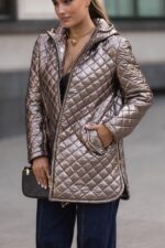 CASACO ACOLCHOADO METÁLICO COM CAPUZ MISS YOU - Image 2