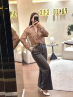 CAMISA ANIMAL PRINT TRANSPARENTE IMPERIAL