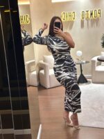 BODY PADRÃO ZEBRA PRETO E BRANCO RINASCIMENTO - Image 2