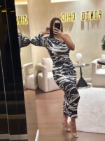 SAIA PADRÃO ZEBRA PRETO E BRANCO RINASCIMENTO