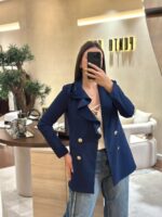 BLAZER AZUL COM FLOR APLICADA RINASCIMENTO - Image 2