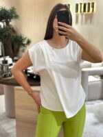 BLUSA BRANCA ASSIMÉTRICA RINASCIMENTO - Image 3