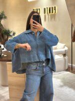 JAQUETA GANGA CROP COM BOLSO FRONTAL RINASCIMENTO - Image 2