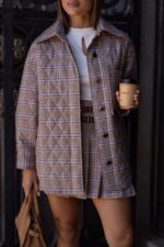 CASACO XADREZ BEGE FORRADO SAHOCO - Image 2