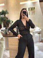 CALÇAS PRETAS DE CORTE CLÁSSICO PONTO CHIC - Image 3