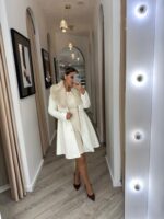 CASACO CREME COM GOLA DE PELO RINASCIMENTO - Image 2