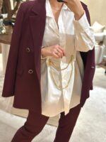 CAMISA-VESTIDO BRANCA COM CORRENTE DOURADA IMPERIAL - Image 2