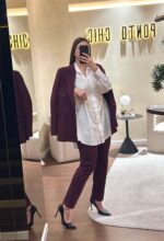 CAMISA-VESTIDO BRANCA COM CORRENTE DOURADA IMPERIAL