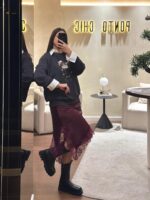 SWEATSHIRT CINZA ESCURO COM URSO APLICADO DIXIE - Image 5