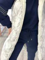 COLETE ACOLCHOADO BRANCO COM GOLA DE PELO FLO&CLO - Image 4