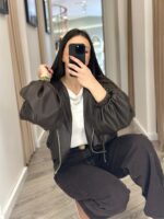 CASACO CASTANHO EM ECOPELE COM CAPUZ IMPERIAL - Image 3