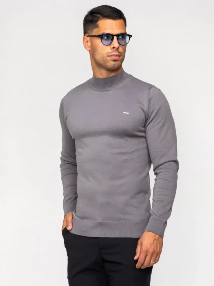 CAMISOLA MEIA GOLA CINZENTA ZOLF