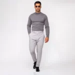 CAMISOLA MEIA GOLA CINZENTA ZOLF - Image 3