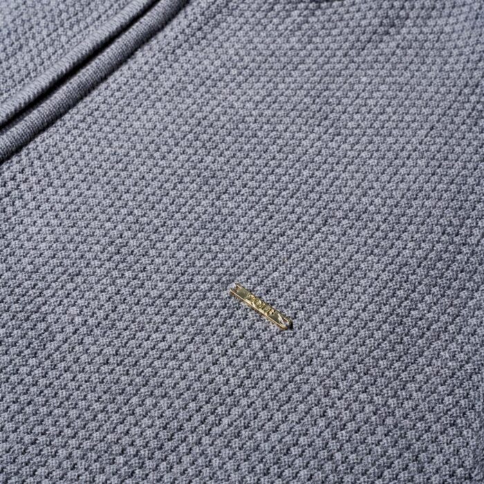 CARDIGAN TRICOT TEXTURA CINZA CLARO ZOLF - Image 4