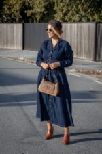 VESTIDO CAMISEIRO EM DENIM PONTO CHIC