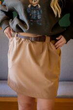 SAIA CAMEL COM CINTO CASTANHO DIXIE - Image 3