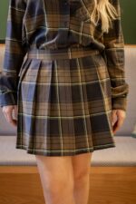 SAIA XADREZ CASTANHA DIXIE - Image 4