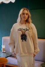 CAMISOLA BEGE COM ESTAMPA DE URSO DIXIE - Image 4
