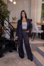 CALÇAS ÀS RISCAS PRETAS IMPERIAL - Image 2