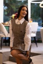 VESTIDO PRÍNCIPE DE GALES COM FOLHO RINASCIMENTO - Image 2