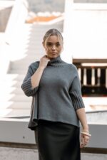 CAMISOLA DE MALHA CINZENTA IMPERIAL