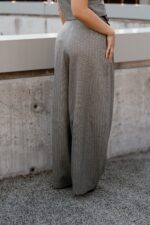 CALÇAS CINZENTAS DE ALFAIATARIA COM CINTO IMPERIAL - Image 6