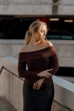 CAMISOLA CASTANHA  DECOTE BARCO PONTOCHIC