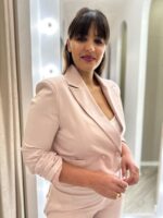 BLAZER ROSA CURTO COM BOTOES RINASCIMENTO