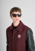 CASACO VARSITY BORDÔ COM MANGAS PRETAS ANTONY MORATO - Image 3