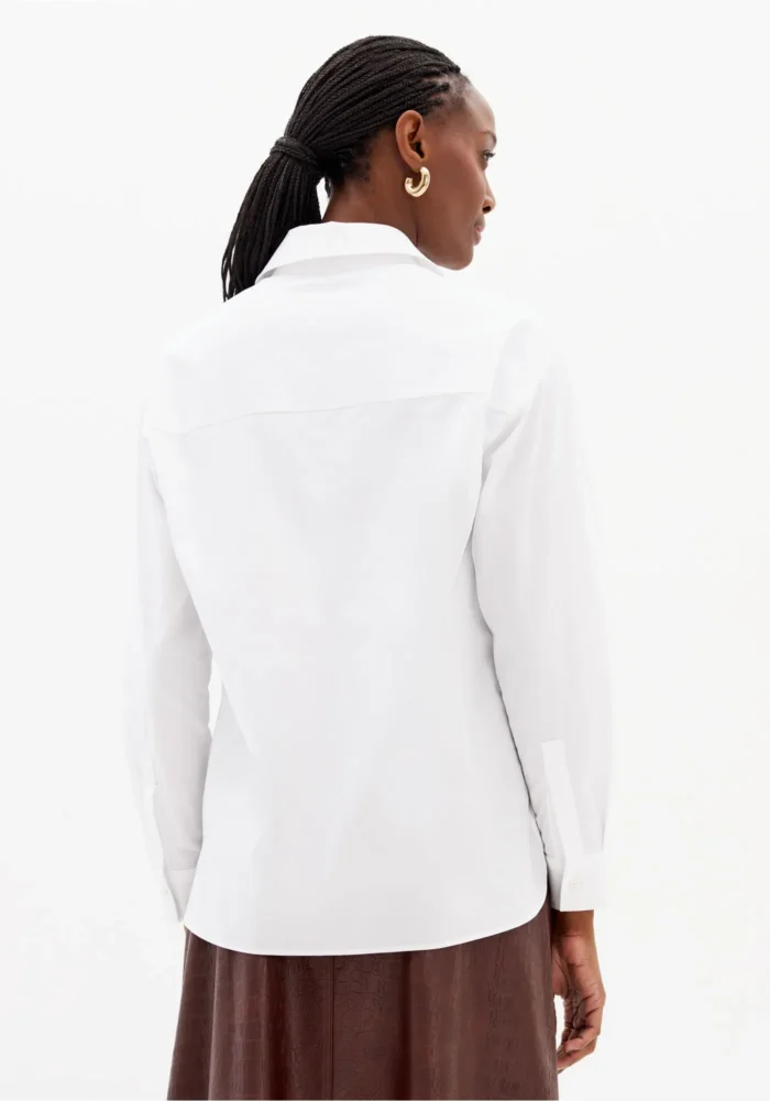 CAMISA BRANCA CLÁSSICA COM LOGÓTIPO LANÇA PERFUME - Image 4