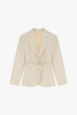 BLAZER BEGE COM CINTO IMPERIAL