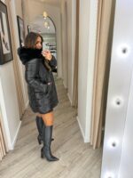 QUISPO PRETO COM PELO PONTO CHIC - Image 7