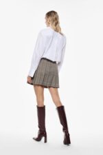 SAIA CURTA XADREZ VERDE MILITAR IMPERIAL - Image 4