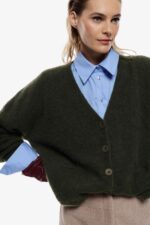 CARDIGAN VERDE  DE MALHA COM BOLSOS IMPERIAL - Image 3